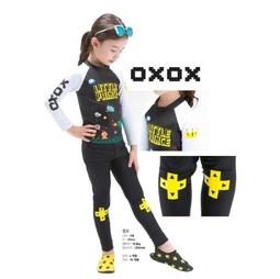 兒童泳衣兩件式男童女童冬季保溫加厚防寒保暖長袖遊泳衣套裝潛水服 歷史價格詳細信息