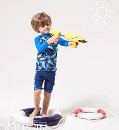 兒童防曬泳衣 男童中大童泳裝泳褲 恐龍歷險記 小孩兩件式衝浪衣 分體式泳裝 平角泳褲 附泳帽  SW34 歷史價格詳細信息