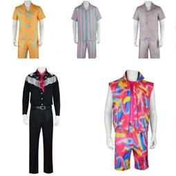 Barbie芭比肯尼套裝cos服肯尼黃色沙灘服全套角色扮演cosplay服【吉星動漫】 歷史價格詳細信息