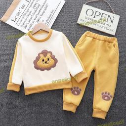 男童加絨套裝兒童衛衣男孩套裝新款長袖帥氣時髦衛衣中小童兩件套 男女童裝 秋冬童裝  現貨速發 歷史價格詳細信息