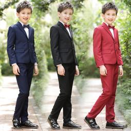 男童西裝套裝兒童西服小花童禮服中大童男孩鋼琴演出服秋冬☆宸宸百寶樓☆ 歷史價格詳細信息