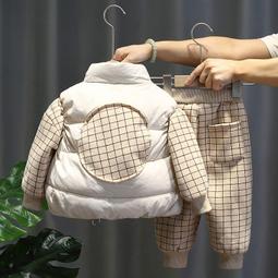 巴拉巴拉男童加絨套裝2022秋冬新款中大童帥氣炸街加厚保暖運動服 歷史價格詳細信息