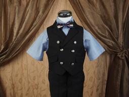 Honey Baby NO.568~韓國風超質感時尚男童兒童西裝,花童,畢業典禮,藍灰 ,灰咖 ,2色(54~64號) 歷史價格詳細信息