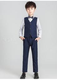 &hearts;萌妞朵朵&hearts;男童花童禮服短袖白色襯衫+黑色長褲+吊帶套裝西服演奏服/畢業典禮/合唱團 歷史價格詳細信息