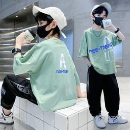 『購物趣』帥氣夏季短袖中大童童裝套裝衣服兒童潮炸街短袖洋氣男童~JD15905 歷史價格詳細信息