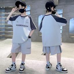 【八號館】中大童短袖套裝帥氣男孩兩件套童裝男童套裝兒童夏季套裝新款．JD15020 歷史價格詳細信息