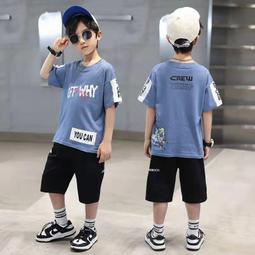 【八號館】中大童短袖套裝帥氣男孩兩件套童裝男童套裝兒童夏季套裝新款．JD15020 價格比較,價格查詢,歷史價格詳細信息