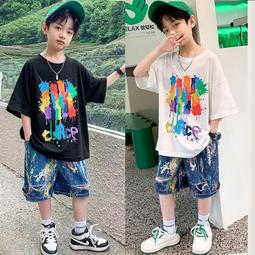 兩件套中式印花短袖小衫高腰直筒褲長褲夏季媽媽裝休閒套裝 歷史價格詳細信息