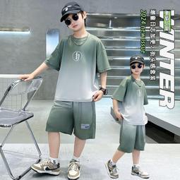 【八號館】中大童短袖套裝帥氣男孩兩件套童裝男童套裝兒童夏季套裝新款．JD15020 歷史價格詳細信息