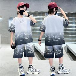 【八號館】中大童短袖套裝帥氣男孩兩件套童裝男童套裝兒童夏季套裝新款．JD15020 歷史價格詳細信息