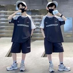 【八號館】中大童短袖套裝帥氣男孩兩件套童裝男童套裝兒童夏季套裝新款．JD15020 歷史價格詳細信息