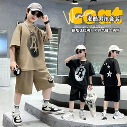 【八號館】中大童短袖套裝帥氣男孩兩件套童裝男童套裝兒童夏季套裝新款．JD15020 歷史價格詳細信息