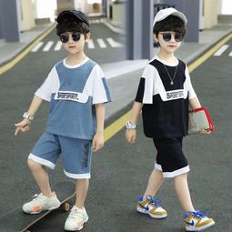 ６９９免運丷兒童裝男童夏裝卡通短袖套裝新款洋氣中小童男孩夏季網紅兒童服飾流行童裝休閒服裝丷JA10504 歷史價格詳細信息