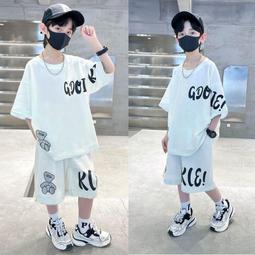 【八號館】兒童套裝男童夏裝新款男孩炸街痞帥短袖衣服男寶寶夏季小童裝兒童服飾流行童裝休閒服裝．JA10480 歷史價格詳細信息