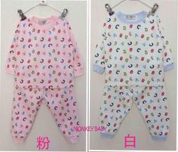 全館滿699免運【MONKEY BABY 】厚款優質袖前英文字樣長袖藍色上衣(20037) 歷史價格詳細信息