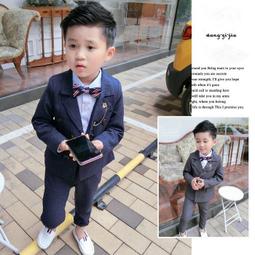 男童春款禮服寶寶英倫風西服小西裝兒童春秋款男孩花童套裝☆宸宸百寶樓☆ 歷史價格詳細信息