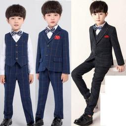 兒童西裝禮秋冬裝花童婚禮寶寶周歲生日西男童演出演 歷史價格詳細信息