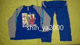 二手．BANDAI超人力霸王(鹹蛋超人)長袖套裝 / 有夜光圖案 / 秋冬款 / 130cm 歷史價格詳細信息