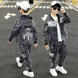 男童牛仔褲春秋款中小童炸街破洞褲子2024新款春裝寶寶休閒長褲潮 歷史價格詳細信息