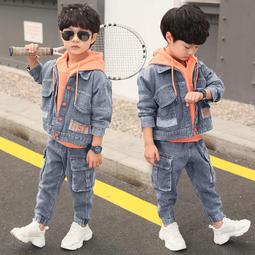 男童秋裝套裝2023新款洋氣春秋中大童兒童男孩運動加絨加厚潮童裝 歷史價格詳細信息