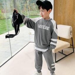 童裝男童春裝套裝洋氣韓版寶寶2024新款嬰兒衣服小孩棒球服三件套 歷史價格詳細信息