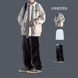 高街美式工装夹克防水防风冲锋衣男春秋宽松ins潮流连帽开衫外套 歷史價格詳細信息