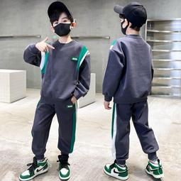 春秋新款韓版帥氣拼接假兩件針織毛衣男 緊身圓領休閒長袖潮流打底衫  M3L 歷史價格詳細信息