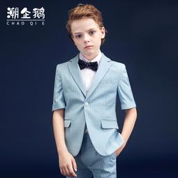 Metis 主持人禮服男童夏款西裝套裝英倫帥氣六一兒童演出服幼兒園畢業服 歷史價格詳細信息