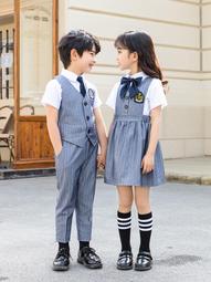 Metis 兒童小西服短袖背帶褲套裝純棉幼兒園畢業拍攝六一演出服男童禮服 歷史價格詳細信息