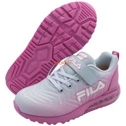 FILA 童鞋 藍灰 黏帶 氣墊 運動鞋 中童 3J411X003 歷史價格詳細信息