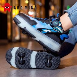 暴走鞋四輪新款兒童輪滑鞋爆走鞋男女童可隱藏收縮拆卸帶輪子的鞋 歷史價格詳細信息