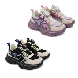 巴布豆 BOBDOG 休閒鞋 運動鞋 透氣網布 童鞋 中童 魔鬼氈【街頭巷口 Street】CD243BE 藍色 歷史價格詳細信息