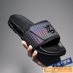 【可開發票】拖鞋男夏真皮一字休閑潮涼鞋男士防滑牛皮新款涼拖外穿大碼沙灘鞋[ 涼鞋] 歷史價格詳細信息