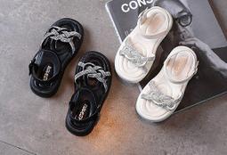 女童公主鞋夏寶寶防滑軟底小皮鞋小女孩魚嘴涼鞋დდ宸宸百寶樓დდ 歷史價格詳細信息