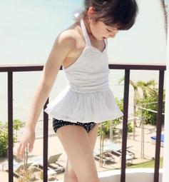 泳衣女款兒童寶寶兩件式泳衣兩件套2023年夏季小女孩吊帶遊泳衣速乾 歷史價格詳細信息