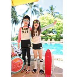 兒童泳衣長褲長袖兩件式三件套速乾潛水服防曬新款學生男童女童泳裝 歷史價格詳細信息