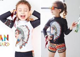 兒童泳裝╭☆°安可來福＊韓版時尚清新可愛風兒童連身泳衣裙式小中大童S-4XL小朋友游泳衣泳裝正品，售價650元 歷史價格詳細信息