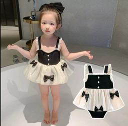 兒童泳衣女童夏連體公主裙式寶寶可愛女孩洋氣小中大童時尚遊泳衣 歷史價格詳細信息