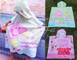 兒童浴袍浴巾帶帽沙灘遊泳浴衣攜帶吸水速幹連帽鬥篷男女童換衣罩 歷史價格詳細信息