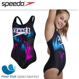SPEEDO 女孩 運動連身泳裝 Boom Logo 黑/粉紅 歷史價格詳細信息