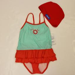 (DX)雷氏吉兒Let's jet 連身泳裝 兒童泳衣 可調整細肩帶 A2252-07 粉紅鯊魚 附泳帽 [SUN] 歷史價格詳細信息