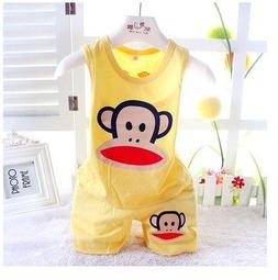 大嘴猴兒童泳衣男孩連身遊泳衣中大童男寶寶速乾泳裝海邊遊泳裝備 歷史價格詳細信息