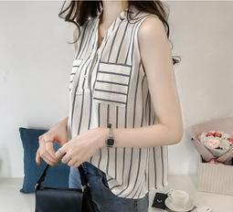 BJ COLLECTION~ 日系原宿風拼色個性條紋襯衫 (#BJC30002) M/L 黃棕/白 歷史價格詳細信息