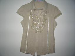 OL上班族最愛:流行時尚深灰色高雅氣質襯衫+細肩帶小可愛(全新) 歷史價格詳細信息