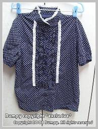 ╰╮梦╭╯透涼清爽深藍碎花顯色短袖襯衫 歷史價格詳細信息