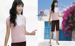 FASHION STAR~MIT台製獨家~一穿就出門OL最愛~純手工清涼修小腹極美花瓣假二件粉紅襯衫XS~2L 歷史價格詳細信息