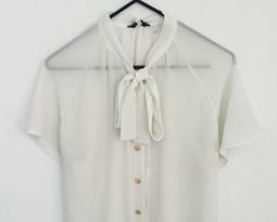 ▲乙波古著▼透明蕾絲拼接 早期vintage襯衫 日本製&古著店帶回 歷史價格詳細信息