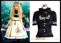 ＊mini &amp; PUNK LOLO＊夢幻甜美海軍領小花袖網紗棉質上衣(白色.16383)*白色.現貨* 歷史價格詳細信息