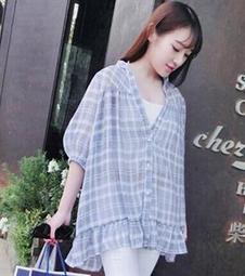 【yes99buy】衫 上衣 2014男式最新時尚個性條紋格子設計休閒短袖襯衣 男式百搭시퐁셔츠襯衫 歷史價格詳細信息