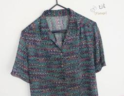 ▲乙波古著▼精緻圖徽刺繡 早期vintage襯衫 質感佳 日本製&古著店帶回 歷史價格詳細信息